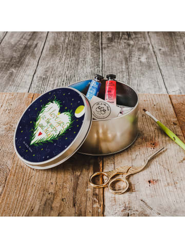 Mr. & Mrs. Panda Keksdose Love u to the moon & back mit Spruch in Bunt