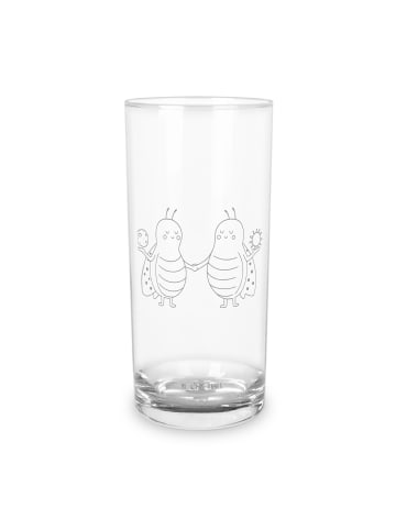 Mr. & Mrs. Panda Wasserglas Sternzeichen Zwilling ohne Spruch in Transparent