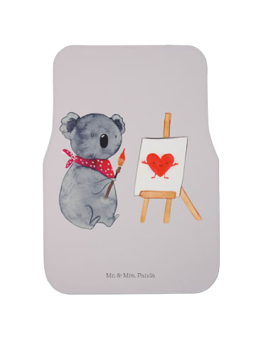 Mr. & Mrs. Panda Kfz Fußmatte Koala Künstler ohne Spruch in Grau Pastell