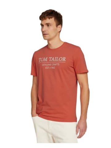 Tom Tailor Tshirt in Orange