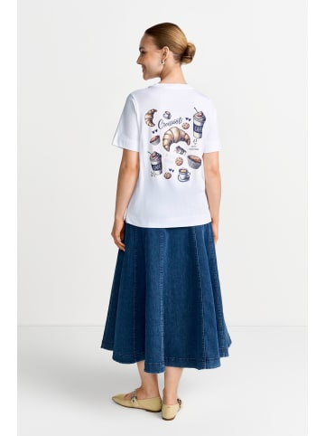 Rich & Royal T-Shirt in weiß mehrfarbig