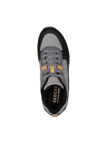 Skechers Sneaker "UNO LAYOVER" in Schwarz / Grau