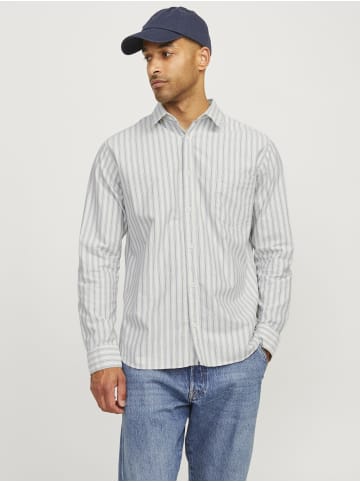 Jack & Jones Gestreiftes Hemd in Egret 2