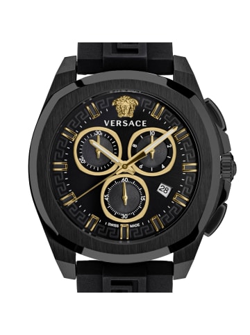 Versace Analoguhr für Herren in Schwarz
