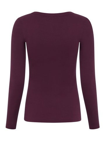 FLASHLIGHTS Longsleeve in bordeaux