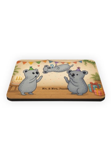 Mr. & Mrs. Panda Kühlschrankmagnet Koalas Geburtstag Design ohne... in Weiß