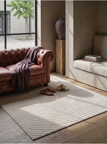 KADIMA DESIGN Teppichläufer Geometrisch pflegeleicht Wohnzimmer Schlafzimmer Flur in Beige