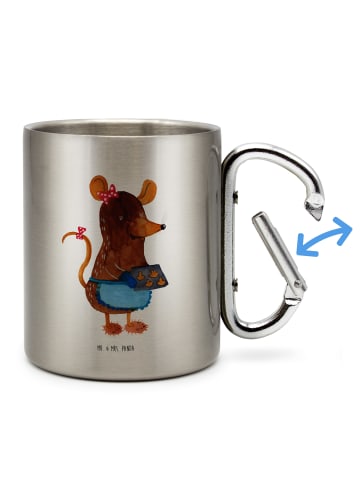 Mr. & Mrs. Panda Teetasse Maus Kekse ohne Spruch in Silber