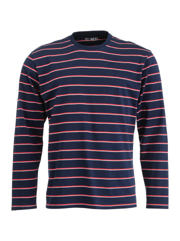 REDBEST Single-Jersey Schlafanzug in dunkelblau