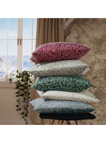 Erwin Müller Jacquard, Baumwollmischung, Gewebt Kissenhülle Malaga in creme