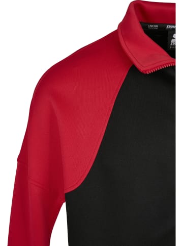 STARTER Track Jackets in black/cityred/white