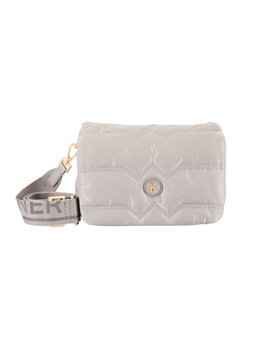 Bogner Schultertasche 'Wallis Tessuto Bar in Hellgrau 24,00 x 16,00 x 9,00 cm'
