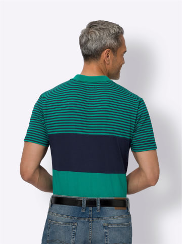 Sieh an! Poloshirt in smaragd-marine