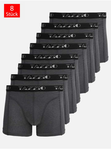 Tazzio Boxershorts 6er-Pack "BS1000" in Anthrazit/Schwarz