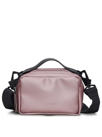 RAINS Box Bag Micro - Umhängetasche 16 cm (gleam) in muse