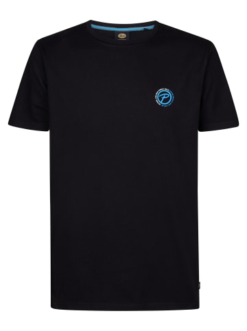 Petrol Industries T-Shirt mit Rückenaufdruck Gillette in Schwarz