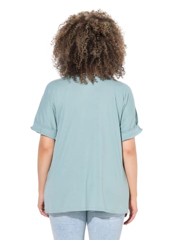 Ulla Popken Shirt in helles moosgrün