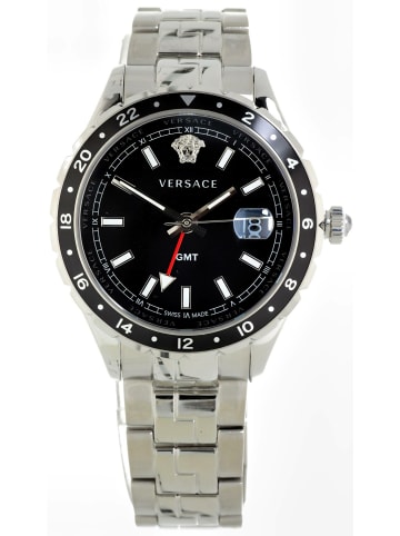 Versace Analoguhr für Herren in silber
