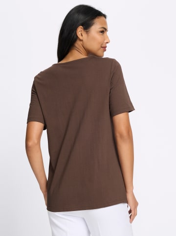 Sieh an! Kurzarm-Shirt in schoko