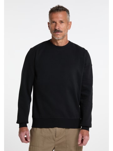 DreiMaster Vintage Oversize Sweatshirt Mit Rundhals in Schwarz