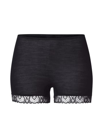 Hanro Panty Woolen Lace in Black