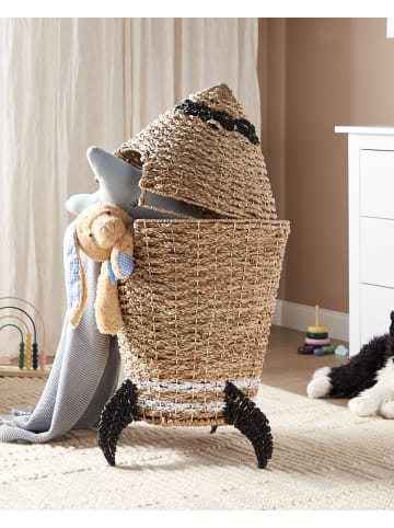 Beliani Korb PAARL in /Beige/Schwarz - (W) 50 x (H) 97 x (L) 50 cm