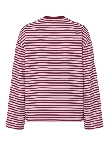 Pieces Oberteil mit langen Ärmeln in Tawny Port 1