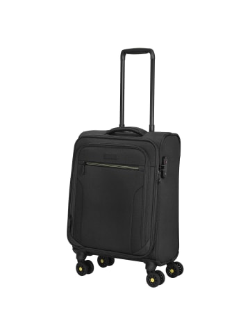D&N Travel Line 9704 - 4-Rollen-Kabinentrolley S 55 cm (dark red) in schwarz