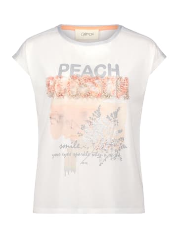 CARTOON Rundhals-Shirt mit Placement in Patch Cream/Rosé
