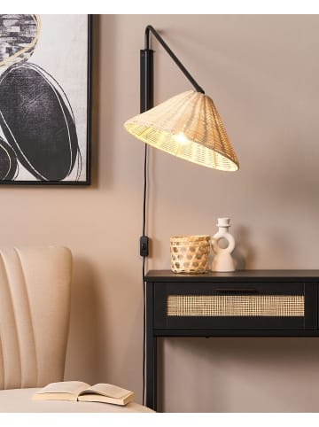 Beliani Wandleuchten PALENA in /Schwarz - (W) 33 x (H) 30 x (L) 60 cm
