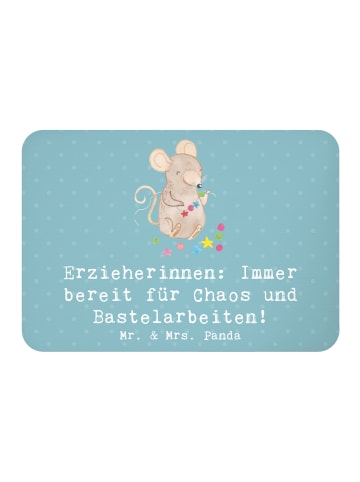 Mr. & Mrs. Panda Magnet Erzieherin Chaos mit Spruch in Meeresbrise
