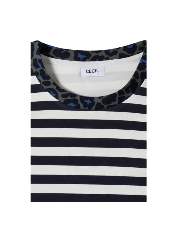 Cecil T-Shirt in urban dark blue