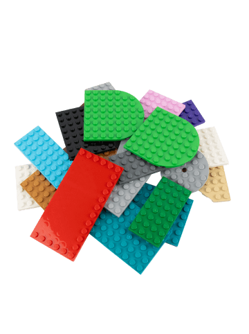 LEGO KiTa-Mischung für 1 Kind 100 Bauplatten - ab 3 Jahren in multicolored