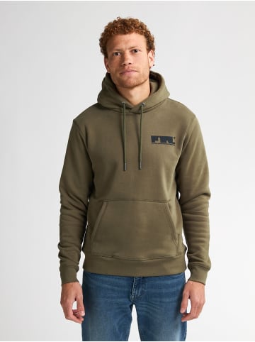 Petrol Industries Sportlicher Hoodie mit Logo Traverse in Grün
