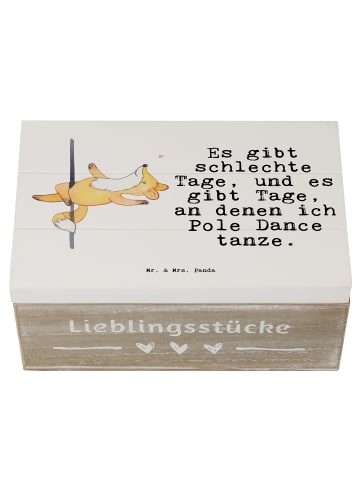 Mr. & Mrs. Panda Geschenkdose Fuchs PoledanZeichen mit Spruch in Weiß