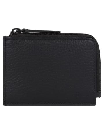 Jost Stockholm Geldbörse Leder 12 cm schwarz