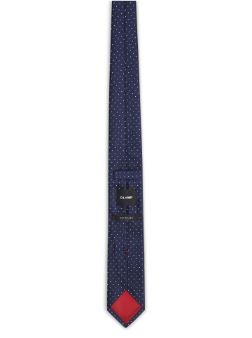OLYMP  Seidenkrawatte in marine - 0001