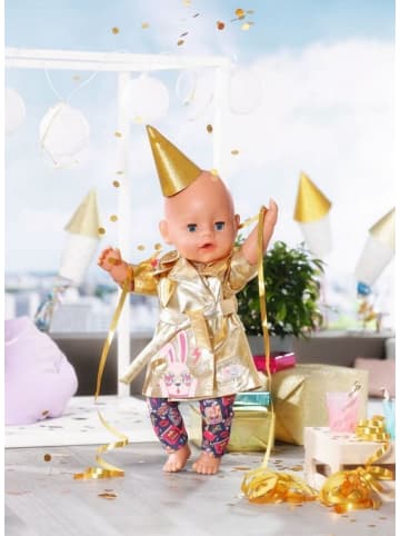 Baby Born Zapf 830802 BABY born Happy Birthday Mantel 43 cm in Mehrfarbig ab 3 Jahre