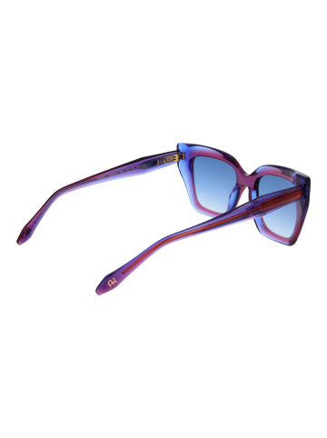 Ana Hickmann Damen Sonnenbrillen Katzenauge Blau