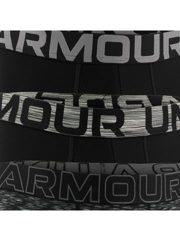 Under Armour Boxershort 3er Pack in Schwarz/Grau