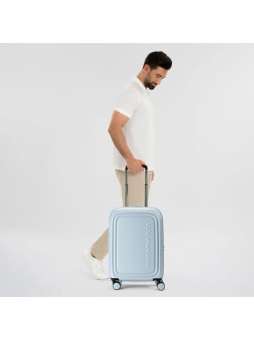 Mandarina Duck Logoduck 4-Rollen Kabinentrolley 55 cm in skyway