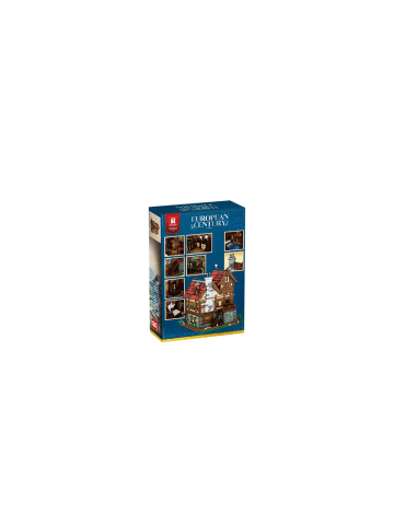 Reobrix Mittelalterliches Gasthaus Klemmbaustein Set 2868 Teile