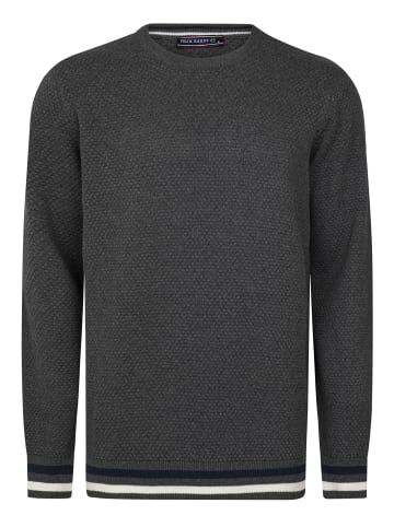 Felix Hardy Rundhals Baumwollpullover in Anthrazit