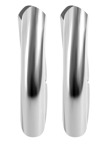 Adeliás Damen Ohrringe – Creole aus Edelstahl in silber