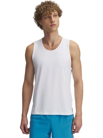 Under Armour Sportshirt "Launch Elite Singlet" in Weiß