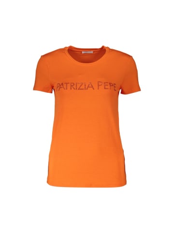 Patrizia Pepe Orange Viskose-T-Shirt