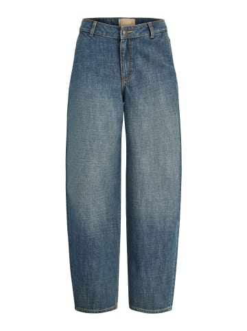 JJXX Barrel Fit Jeans in Medium Blue Denim