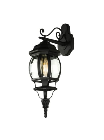 Licht-Erlebnisse Außen Wandlampe (B)15.5 x (H)54 cm in Schwarz