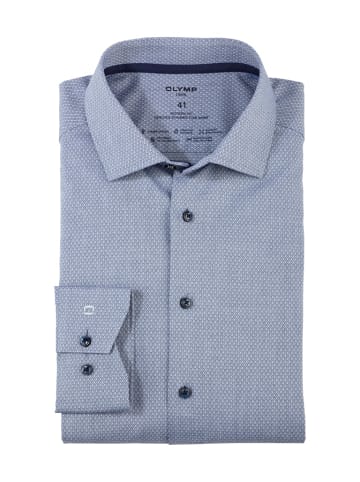 OLYMP  Hemd modern fit flex shirt in Blau