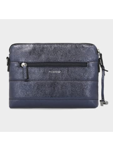PICARD 2 Night Schultertasche Leder 24 cm in ozean
